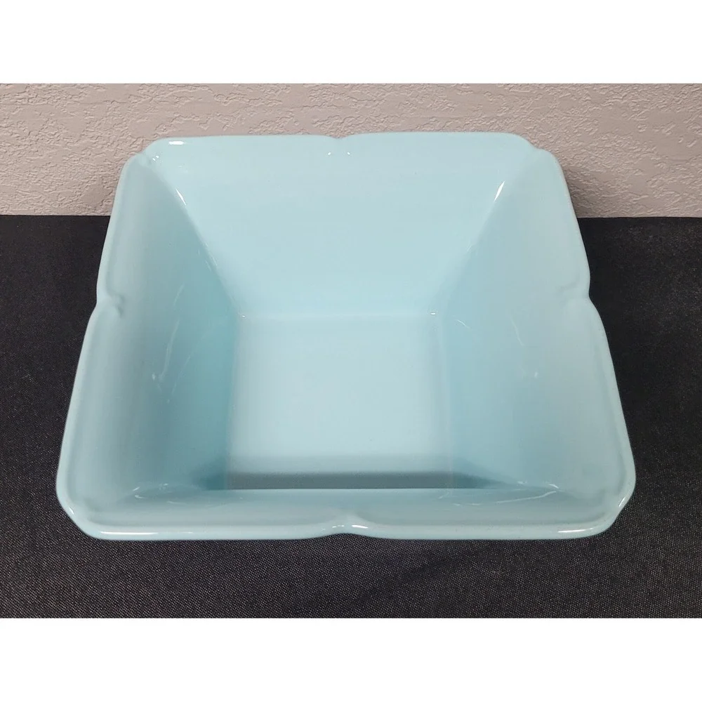 Taste Of Home Entertaining Square Ceramic Baking Dish 9.5 Inches Teal